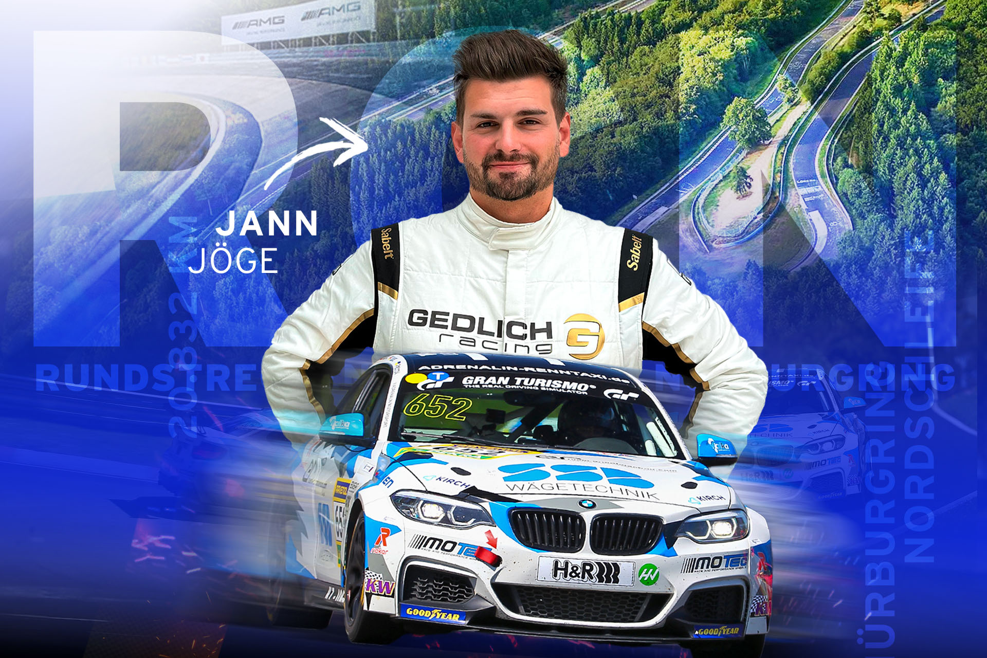 Jann Sim Racer GEDLICH Racing Teammitglied goes Racing: Jann Jöge nimmt am RCN Rennen ...